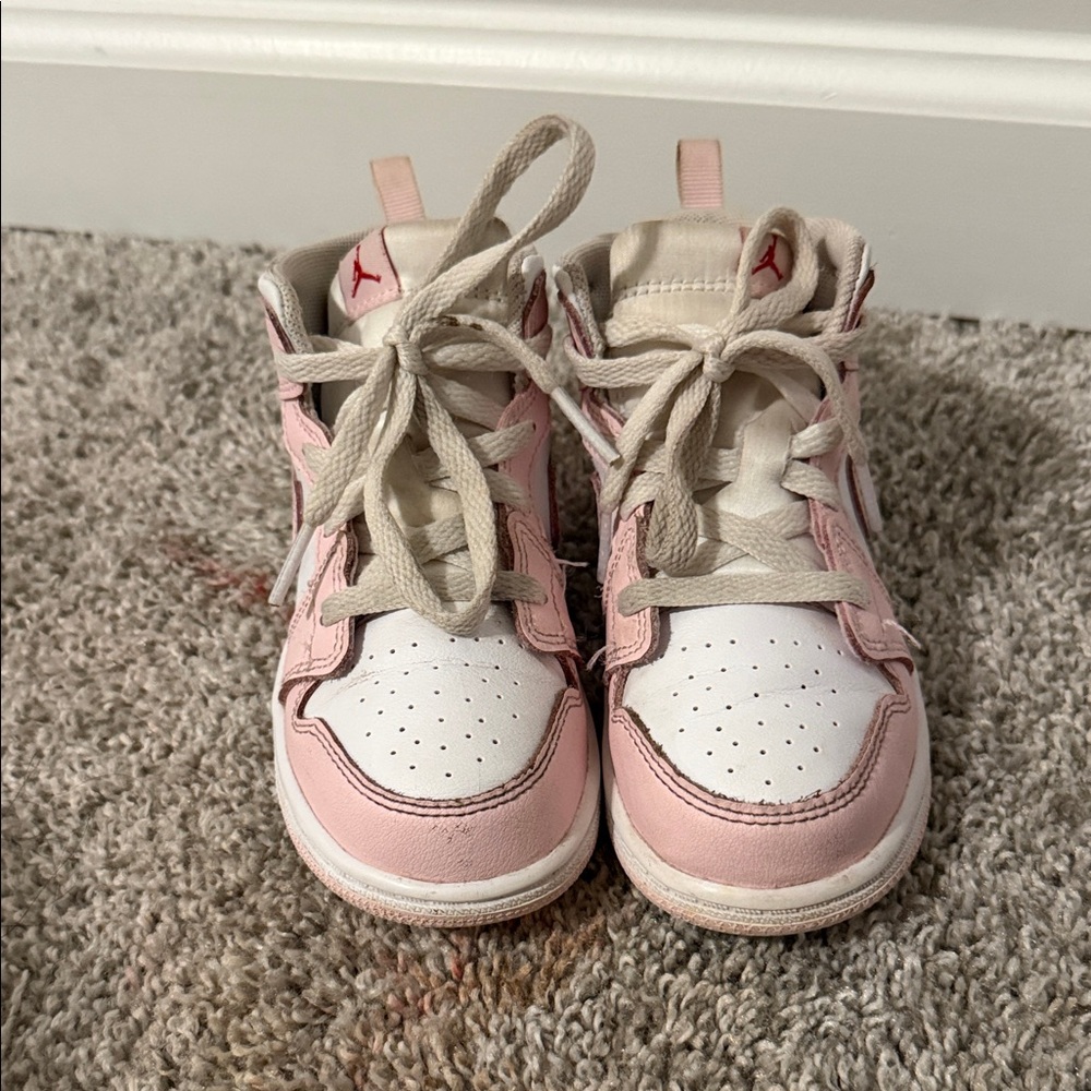 Jordan Kids' Sneakers in Pink and White